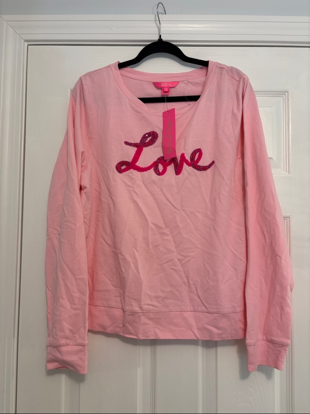 Lilly Pulitzer Pink Pullover Sweatshirt NWT